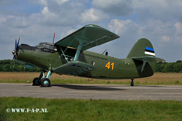 Antonov An2 41 yellow (9328616673).  Estonia   Volkel 2013