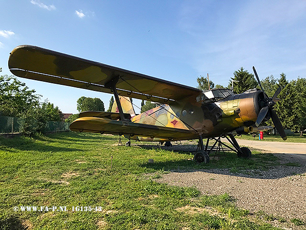 PZL-Mielec An-2R, Tactical number 1G135-43  Croatian Air "Memorial Centre of Homeland War" in Vukovar.