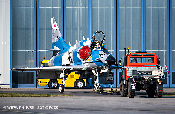 McDonnell Douglas A-4N Skyhawk  337  C-FGZS c/n-14349  ofTop Aces Nordholz 28-02-2023