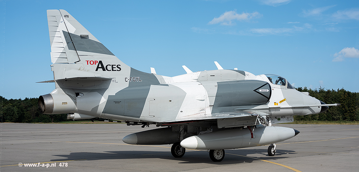 McDonnell Douglas A-4N Skyhawk   478  C-FGYL  c/n- 14478   of Top Aces Nordholz 30-08-2024