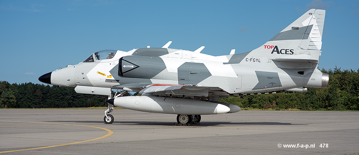 McDonnell Douglas A-4N Skyhawk   478  C-FGYL  c/n- 14478   of Top Aces Nordholz 30-08-2024