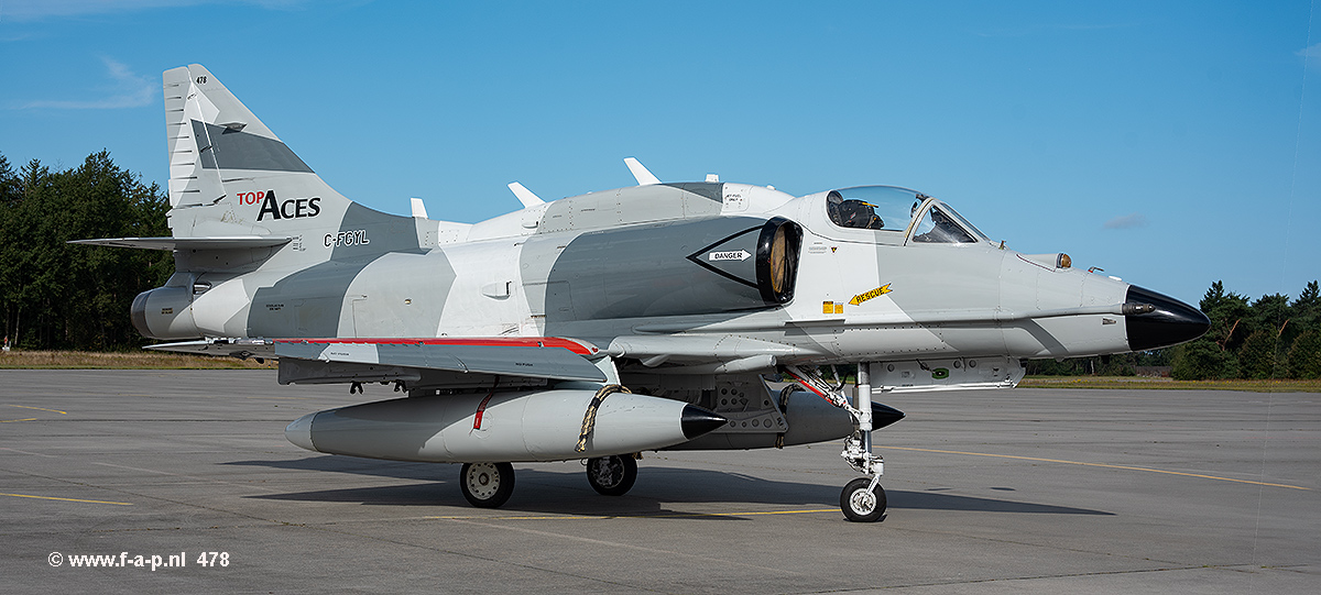 McDonnell Douglas A-4N Skyhawk   478  C-FGYL  c/n- 14478   of Top Aces Nordholz 30-08-2024
