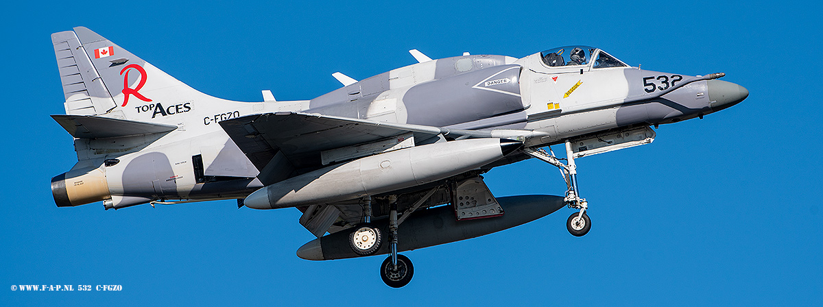 McDonnell Douglas A-4N Skyhawk  532  C-FGZO ofTop Aces Nordholz 28-02-2023