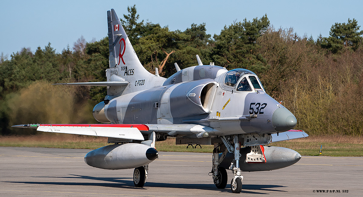 McDonnell Douglas A-4N Skyhawk  532  C-FGZO ofTop Aces Nordholz  05-04-2023
