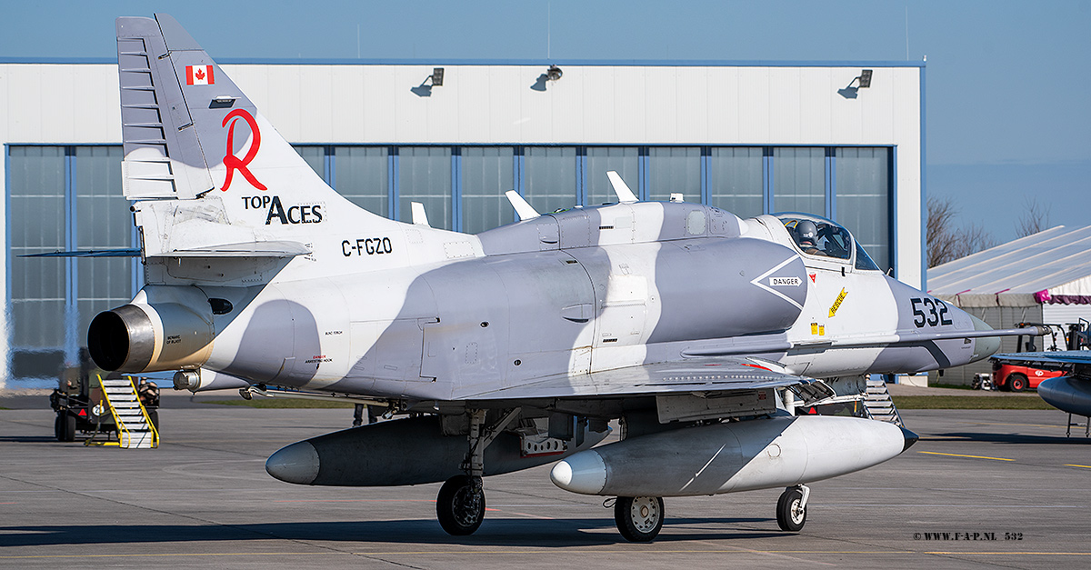 McDonnell Douglas A-4N Skyhawk  532  C-FGZO ofTop Aces Nordholz  05-04-2023