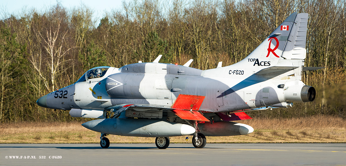 McDonnell Douglas A-4N Skyhawk  532  C-FGZO ofTop Aces Nordholz 28-02-2023