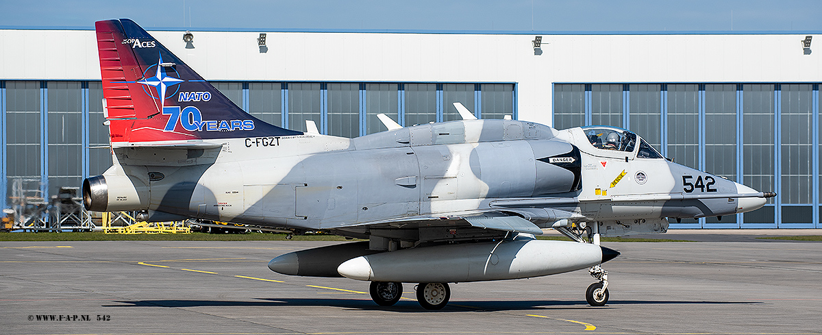 McDonnell Douglas A-4N Skyhawk   542   C-FGZT of Top Aces Nordholz 05-04-2023