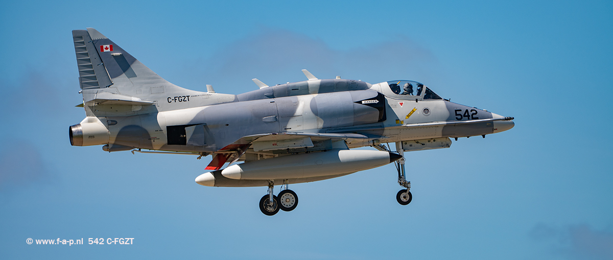 McDonnell Douglas A-4N Skyhawk   542   C-FGZT of Top Aces  Leeuwarden 14-05-2025