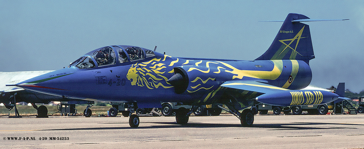 TF-104G   Starfighter   4-20 mm-54-253   Pratica di Mare 29-05-2004
