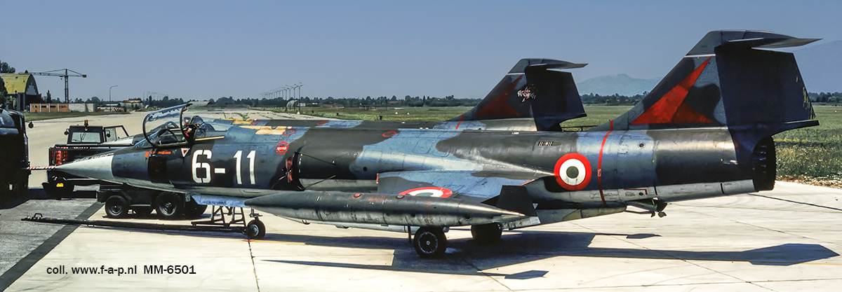 Fiat F-104G Starfighter   6-11  MM-6501,  6-25    6-Stormo