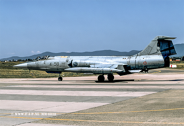 Fiat F-104 S ASA  4-58 mm-6838  Grosseto 22-07-2002