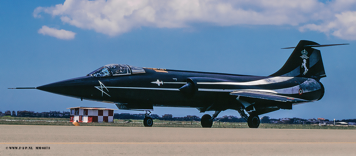 F-104-S ASA  Black Beauty   MM-6873/4-9    Pratica di Mare 29-05-2004