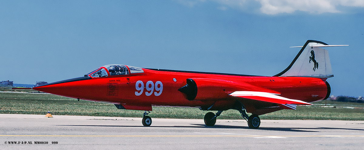 F104S-ASA-M Starfighter   MM-6930   999 c/n-783-1230 10 Gruppo / 9 Stormo  Pratica di Mare 30-05-2004