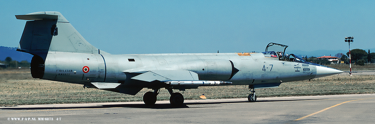 Aeritalia F-104 S ASA-M  4-7  MM-6873  Grosseto 22-07-20022