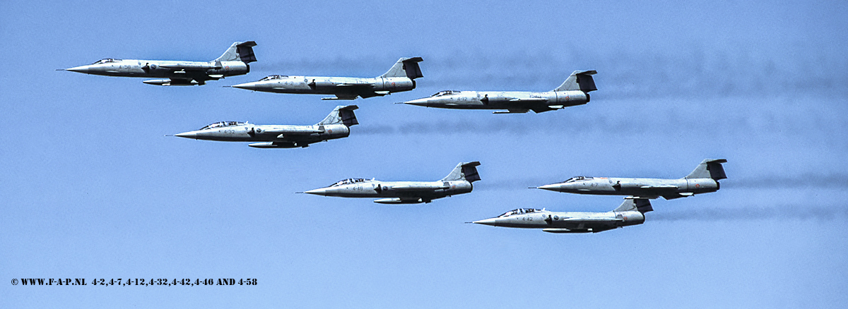 Formation Fiat F-104`s Grosseto 22-07-2002