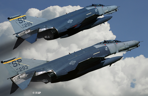 Digital Art of  2 Phantoms F-4G SP of Spangdalem Germany