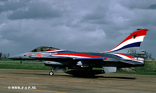 F-16A  J-193.  Leeuwarden