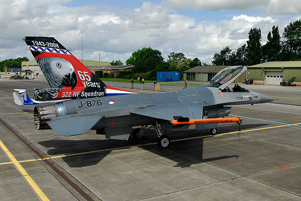 F-16-Am    J-876   322-Sqd    65 Year 322-Sqd  Leeuwarden 13-06-2008