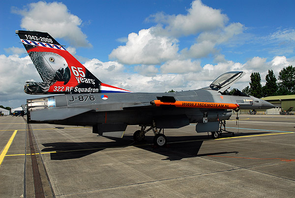 F-16-Am    J-876   322-Sqd    65 Year 322-Sqd  Leeuwarden 13-06-2008