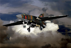 Panting of MiG 23 and Digrtal Art Work