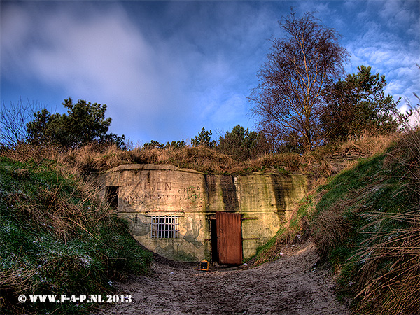 De Commandobunker Bertha G52 type L487.  Terschelling 12-01-2013