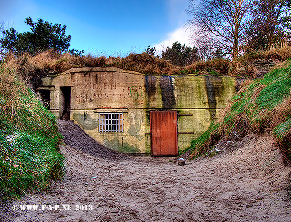 De Commandobunker Bertha G52 type L487.  Terschelling 12-01-2013