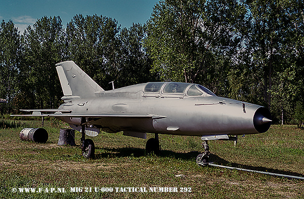 Mikoyan-Gurevich MiG-21U-600   tactical number 292 (cn 664719)  Mirow