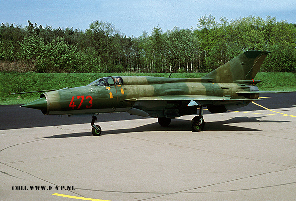Mikoyan-Gurevich MiG-21SPS-K   473   c/n-94A7006  East Germany - Air Force  at Twente