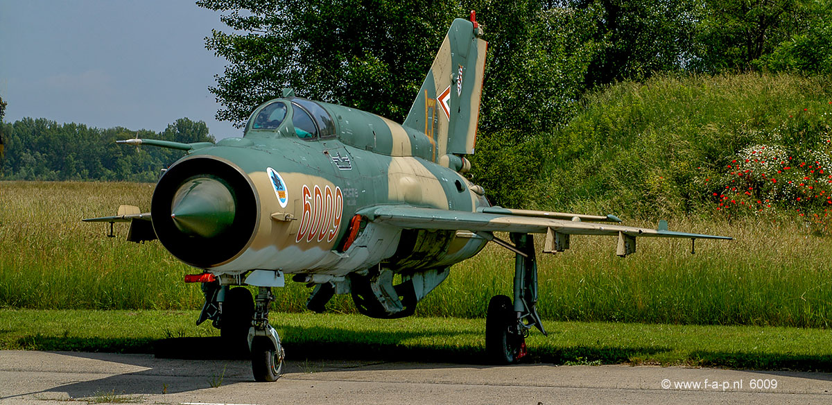 Mikoyan-Gurevich MiG-21Bis/Sau      6009  c/n-75036009   Hungary - Air Force  Papa 10-06-2004