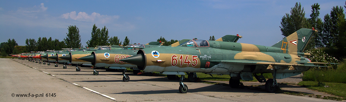 Mikoyan-Gurevich MiG-21Bis/Sau       6145    c/n- 75036145    Hungary - Air Force  Papa 10-06-2004