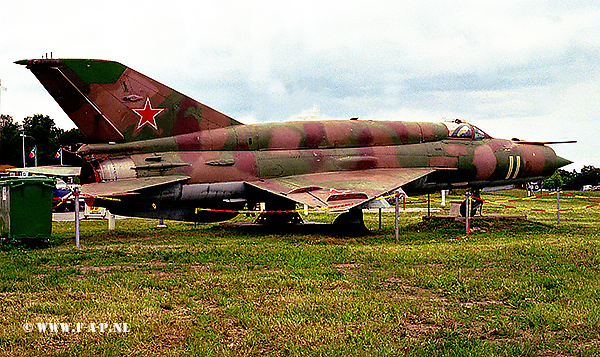 MiG 21-SMT  Tactical number 11   Arboga Sweden