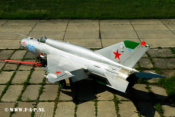 MiG 21-SMT  Registration: / 60 BLUE (cn N50022121)  Altenburg Nobitz