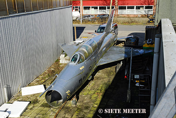 Mig 21 US   707  (2412)  ex DDR  250   Bolsward  Friesland in 2011 Disapered