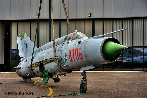 MiG21-MF    8706  3rd Figher regiment  Krzesiny AB  Teuge 06-12-2017