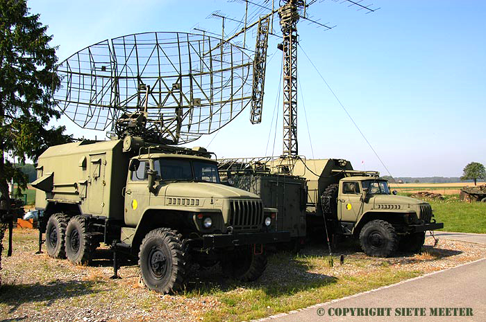 The P-18  Radar station  with Ural 4320-D truks. In DDR colours  Hatten 15-05-2005