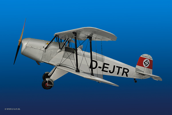Digital Art of  Buvker BU-131  Jungmann  D-EJTR   Heringsdorf     15-06-2014