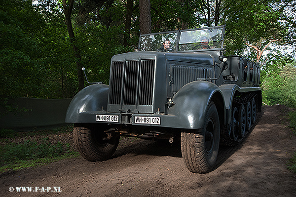 Sd-Kfz7  WH-891 012    Overloon 15-05-2016  