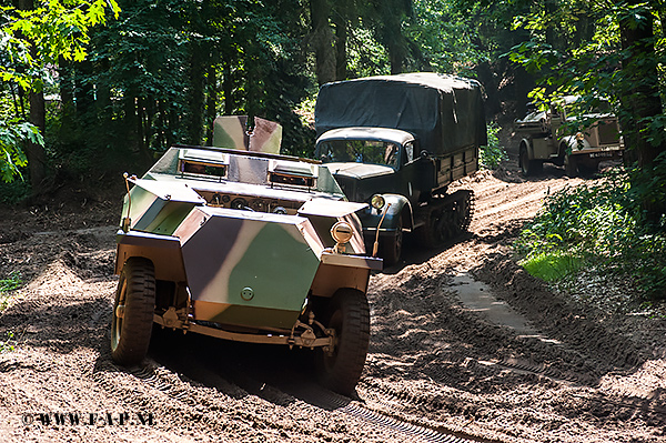 SD.KFZ-51  no regastration  21-05-2018  Militracks 2018  Overloon