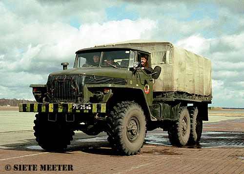 Ural 375-D on The Rusian Air Base   Wittstock 07-04-1994 home of the 33-IAP.