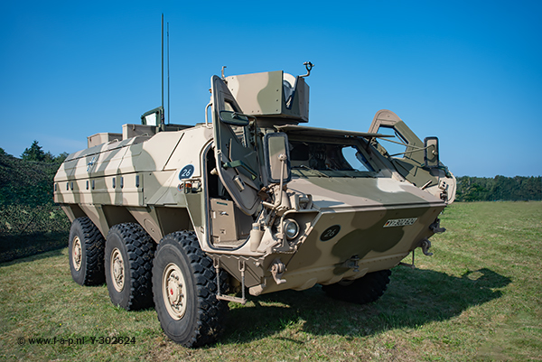 TPz Fuchs A8 San Transportpanzer APC  Y-302624  of the Heer  At Faberg 08-06-2024