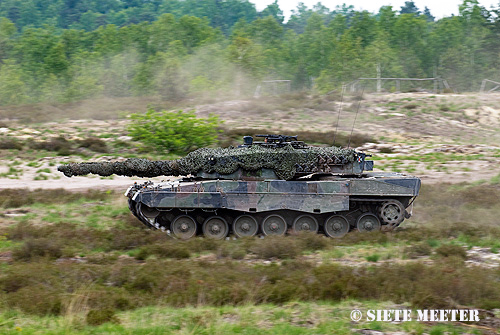 Leopard 2 A-4  10th Armoured Cavalry Brigade  Zagan 22-05-2009