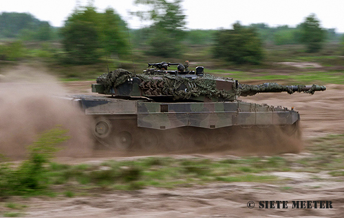 Leopard 2 A-4 10th Armoured Cavalry Brigade  Zagan 22-05-2009