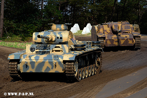 Panzer-III   Pz.Kpfw Flamethrower  the 124  and Stug-3    Soesterberg 28-08-2016