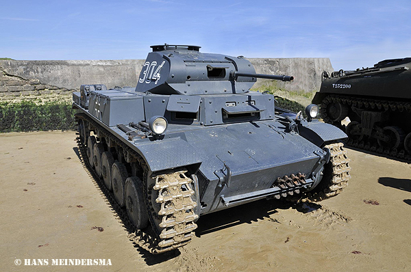 Panzer II Ausf.L Luchs in the Muse des Blinds, Saumur 304  Normandy 06-2014