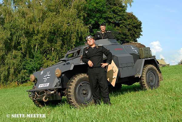 Replica of Sd.Kfz 221   Kraliky 18-08-2012