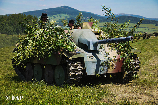 Replica of a Jagdpanzer  38-T  Hetzer the chasis is built of Russian tracked tractor   Krlky_Chelna 2013