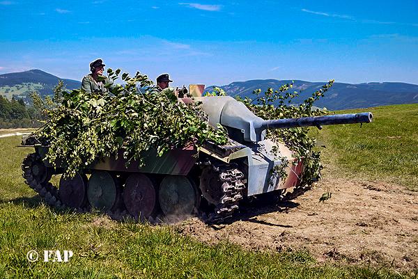 Replica of a Jagdpanzer  38-T  Hetzer the chasis is built of Russian tracked tractor   Krlky_Chelna 2013