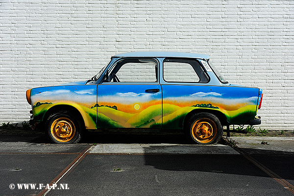 Trabant  601S   At  Leeuwarden  on the Sikkens Plant. 2017-03-21 14:32