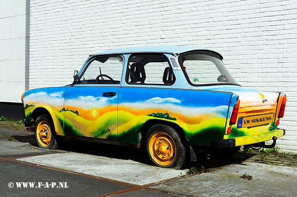 Trabant  601S   At  Leeuwarden  on the Sikkens Plant. 2017-03-21 14:32