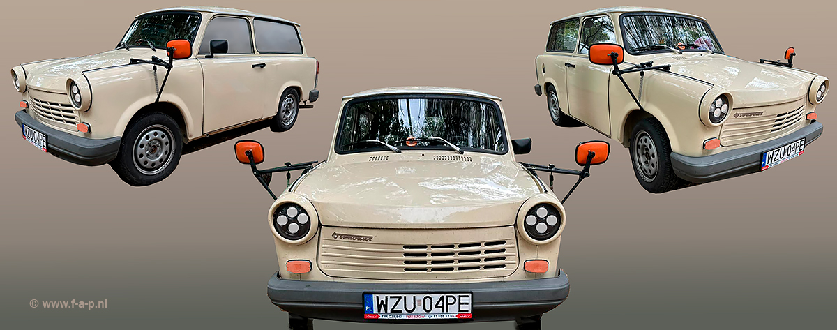 Poolse Trabant 601S Combi  met 4 takt Motor 28-07-2025, Starigrad-Paklenica  Croatia.